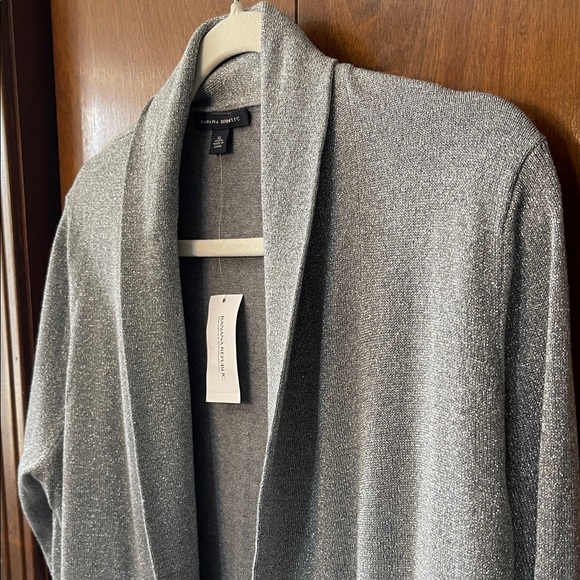 Banana Republic Silver Cardigan Size XL - Picture 4 of 4